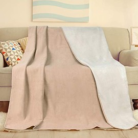 Catalonia Waterproof Blanket for Couch,Reversible Baby Pet Doggy Pee Proof Fleece Blankets,Bed Sofa Cover Furniture Boat Mattress Protector,Large 60x80 inches