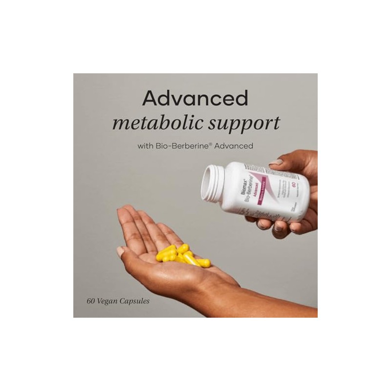 Bio-Berberine Advanced 500mg - High Strength Women & Mens Supplement