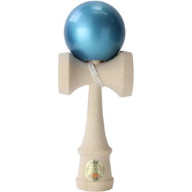 Yamagata Koubou Competition Kendama "Ozora" (Japan Kendama Association Certified), Premium Metallic Turquoise Blue
