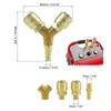 Y-Compressed Air Distributor, 7.2 mm Quick Coupling, 2-Way Air Hose