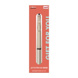 Mitsubishi Pencil, Permanent Ballpoint Pen, Jetstream Edge, 0.28 Limited Edition Gift Packaging, Champagne Gold SXN1003282522