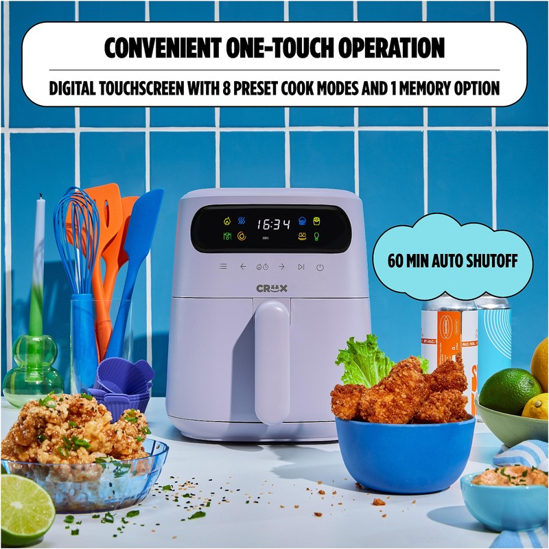 CRUX x Marshmello 3.0 QT Digital Air Fryer with TurboCrisp