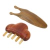 Sandalwood Massage Comb Wide Tooth Scalp Scraping Comb with Nose
