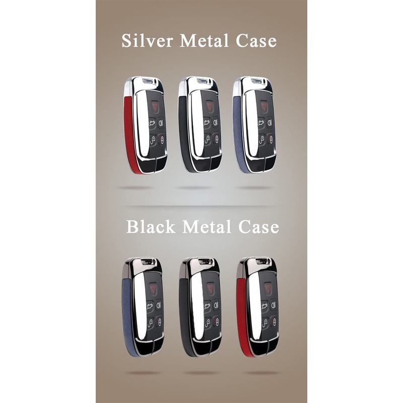 SANRILY Keyless Key Cover for Land Rover LR4 for Jaguar