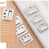 VILLCASE 100pcs Wall Panel Buckle, Wall Buckle Interlocking Hanging Bracket