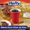 Hefty Hefty Party On Disposable Plastic Cups, Red, 18 Ounce,