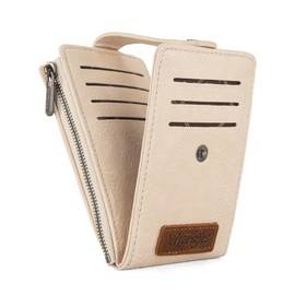 Wrangler Bifold Wallets for Women Vintage Multi Credit Card Holder Womens RFID Blocking Slim Bofild Wallet with Zipper Pocket Coin Purse WG151-238TN