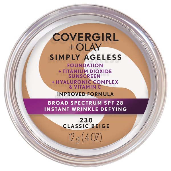 COVERGIRL COVERGIRL & Olay Simply Ageless Instant Wrinkle-Defying Foundation, Classic