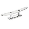 316 Stainless Steel Base Cleat,Tracker Boat Cleat,Marine Rope Base (8in)