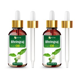 Salvia Bhringraj Oil – 2 Pack | Cosmetic Grade Carrier Oil for DIY Skincare, Haircare & Massage – 100ml / 3.38 Fl oz