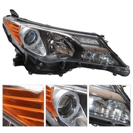 For Toyota RAV4 2013 2014 2015 Projectors Headlights Headlamps Chrome Housing (Passenger Side)