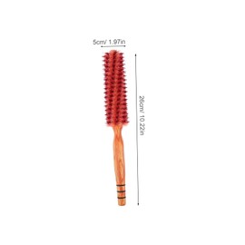 TOVINANNA Round Hair Brush for Salon and Home Use Anti-static Curly Hair Roller Comb Scalp-friendly Bristles Fast Drying Small Round Styling Brush for and Beards
