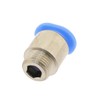 IQS Mini Straight Plug Fitting with Fine Thread M 8