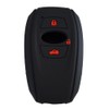 Egg_Market【ETS02AR】 トヨタ・スバル用 キーケース キーカバー リモコンキーカバー 黒/赤 BRZ GR86 レガシィ レヴォーグ
