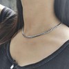3/5/7/9/11mm Stainless Steel Silver Color Cuban Curb Chain Necklace Choker