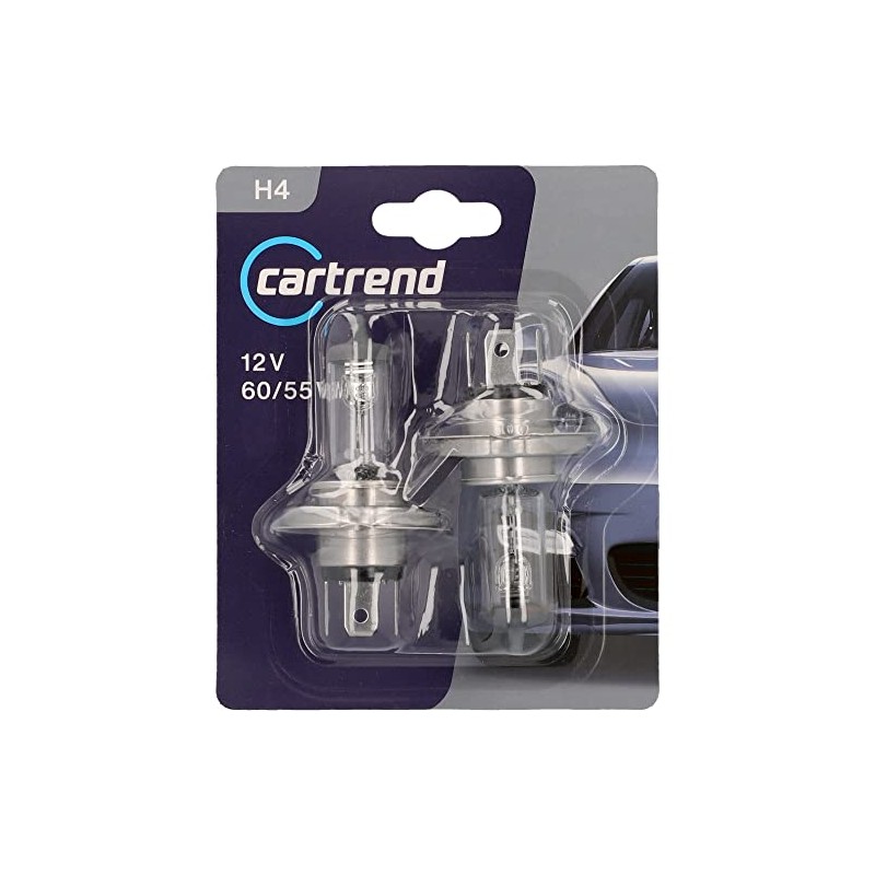 Unitec 77838 Headlight Bulbs Double H4 (Pack of 2)