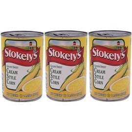 3 packs of Stokely’s Cream Style Corn in Tin 404g (3 Cans)