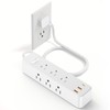 Romatico Power Strip Surge Protector, 12-in-1 Power Bar with Multiple