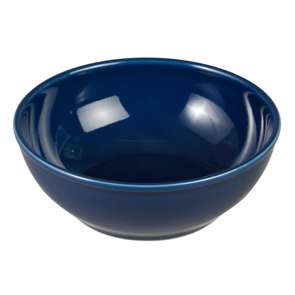 Hasami Ware 13229 Common Bowl Plate, 5.9 inches (15 cm), Navy
