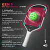 Toolzia Professional Carbon Fiber Pickleball Paddle - Thermoformed 16mm EPP