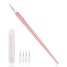 Acne Blackhead Blemish Remover Tools black head comedone extractor Pimple Popper extraction tools for estheticians (Pink)