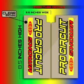 Pro Circuit 1996 1997 1998 KAWASAKI KX 125  PRO CIRCUIT FORK TUBE MOTOCROSS DECALS GRAPHICS