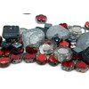 65+ pcs (2.1oz=60g) of Focal Glass Bead Mix with Table-Cut