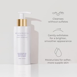 Meaningful Beauty Trío de cuidado corporal hidratante y reafirmante: limpiador corporal Luxe + tratamiento de hidratación + barra corporal de hidratac