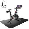 Exercise Bike & Treadmill Mat for Carpet/Hardwood Floors - Noise-Reducing