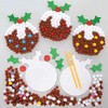 Baker Ross FE889 Christmas Pudding Kits, 5 Pack, Christmas Craft