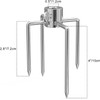 Onlyfire 6004 BBQ Grill Rotisserie Spit Chicken Forks X 2,