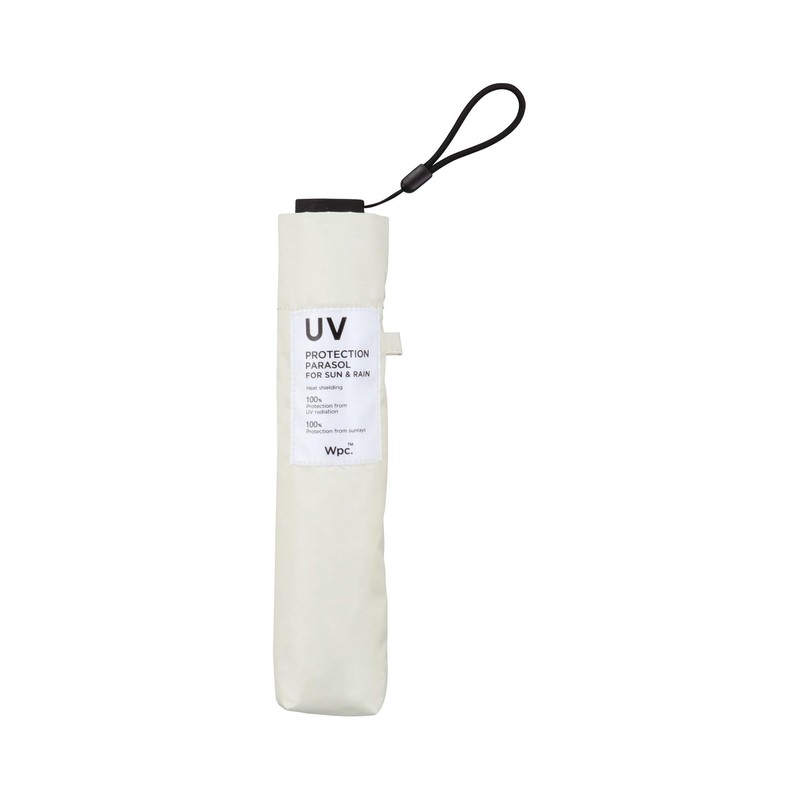 Wpc. Folding Umbrella, Basic Slim Parasol, Off-White《100% Light Blocking &