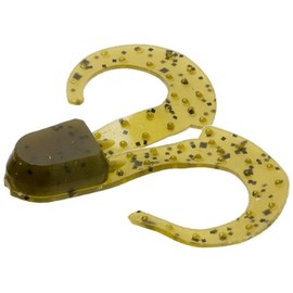 Zoom Bait Swimmin' Chunk-Pack of 10 (Green Pumpkin, 3-Inch), One Size (043-025)