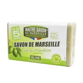 Maitre Savon de Marseille Savon de Marseille Olive 3.5 oz (100 g) x 5