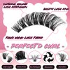 Gmagictobo Lash Clusters Wispy Lash Clusters Kit Volume Cluster Eyelash