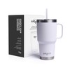Product Armor 30oz Stainless Steel Tumbler with Handle (Ice White)