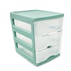 Plastic Desktop Storage Unit with Drawers, Stationary Arts Drawer Desktop