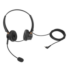 H600D‑2.5 Telephone Headset Call Center Noise Cancelling Corded Binaural Customer Service Headset