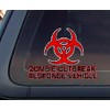 World Design Zombie Outbreak Response Vehicle Car Decal/Sticker