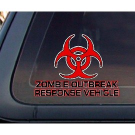 World Design Zombie Outbreak Response Vehicle Car Decal/Sticker