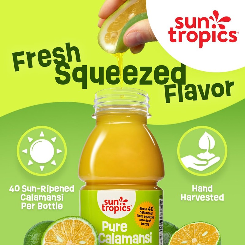 Sun Tropics Pure Calamansi 100% Juice - 4 Pack, 10