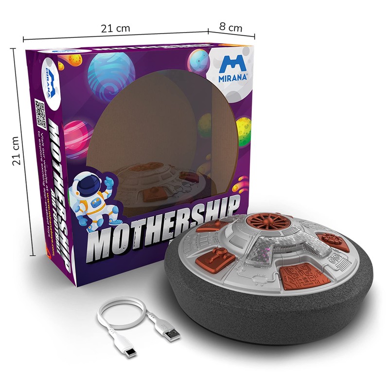 Mirana Mothership Hover Soccer Ball - Inbuilt Rechargeable Battery -