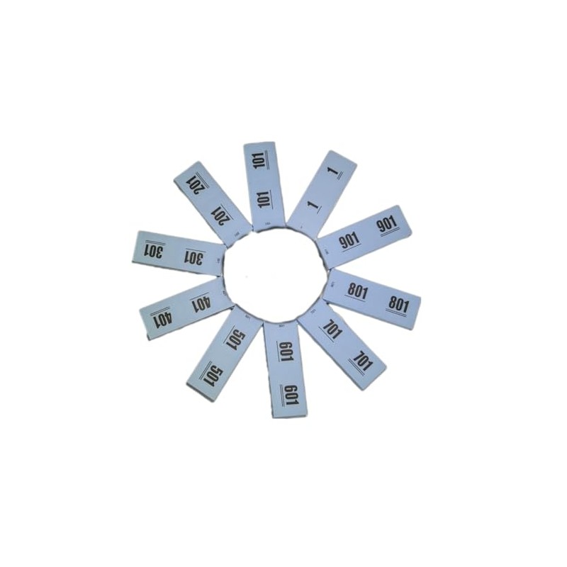 Ameisenkeks® Double Numbers Blue Numbers 1-1000 - 10 Blocks