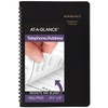 AT-A-GLANCE Telephone Address Book, Large Print, 500 Entries, 4-3/4" x