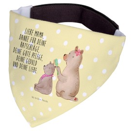 Mr. & Mrs. Panda Dog Bandana L Bear with Child - Gift, Mother's Day, Mum, Brother, Large, Mother, Mum, Sister, Dad, Thank You Mum, Large Dogs