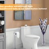 4Pcs Toilet Flush Button,White Plastic Toilet Push Buttons Flush Replacement