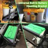 XIKOBY Universal Battery Mounting Tray, Battery Holder Bracket Compatible with