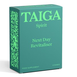 Taiga Spirit, Party Recovery and Natural Liver Detox- Unique Scientific Formula (Lignin, Vitamin B1 and Glycine) - Sustainable Ingredients - Vegan Food Supplement - 8 Tablets