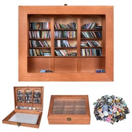 Mini Bookcase for Anxiety - Small Anxiety Bookshelf, Miniature Bookshelf with 200 Small Book Ornaments, Decorative Miniature Book Display Decoration for Home, Living Room, Office - 25 x 20 x 7 cm