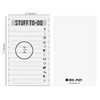 Inkdotpot Pack Of 2 Daily Planner List Undated Notepads, Memo